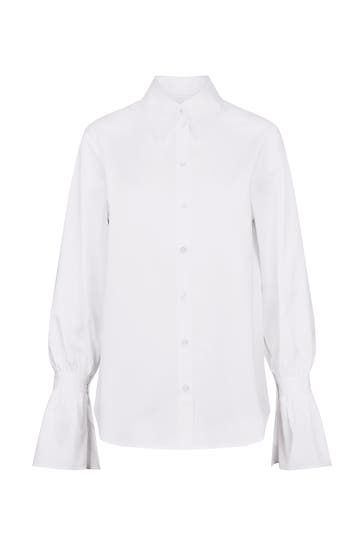 SEIDENSTICKER Business-Bluse Uni Weiß