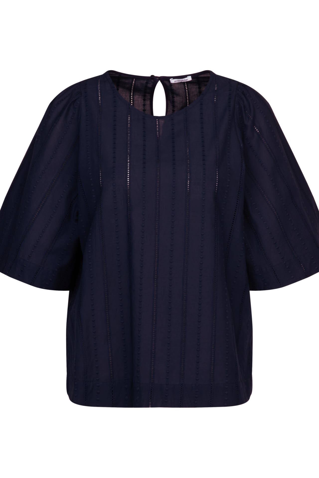 SEIDENSTICKER Business-Bluse Streifen Dunkelblau, Bild 1