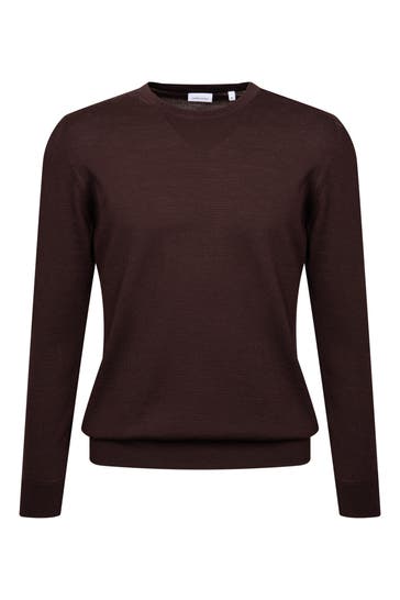 SEIDENSTICKER Pullover Uni Braun