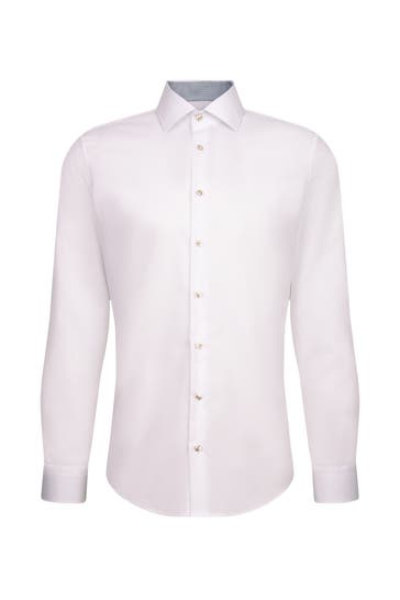 SEIDENSTICKER Business-Hemd Uni Weiß Slim Fit