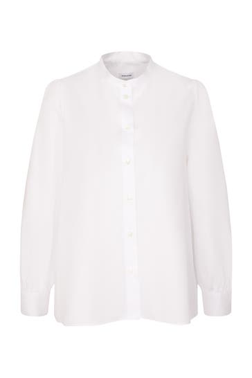 SEIDENSTICKER Business-Bluse Uni Weiß