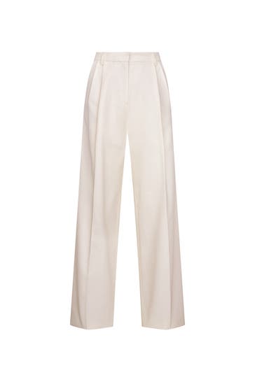 SEIDENSTICKER Business-Hose Uni Weiß Straight