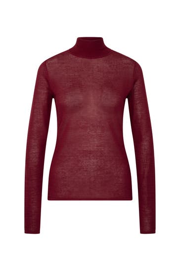 SEIDENSTICKER Pullover Uni Rot