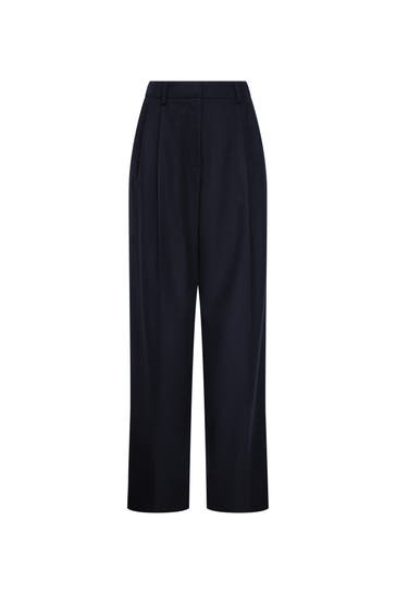 SEIDENSTICKER Business-Hose Flanell Dunkelblau Straight