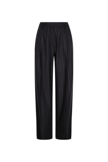 SEIDENSTICKER Business-Hose Flanell Grau Straight