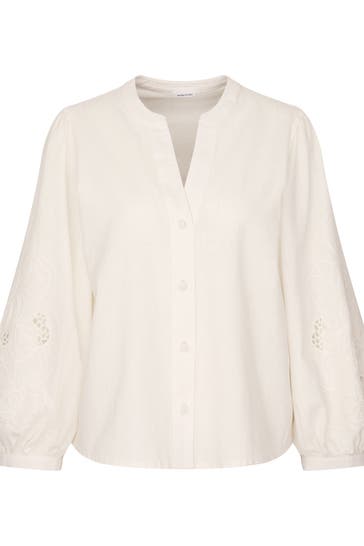 SEIDENSTICKER Business-Bluse Uni Ecru