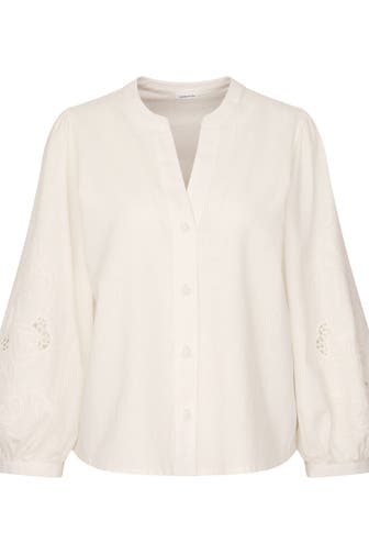 SEIDENSTICKER Business-Bluse Uni Ecru