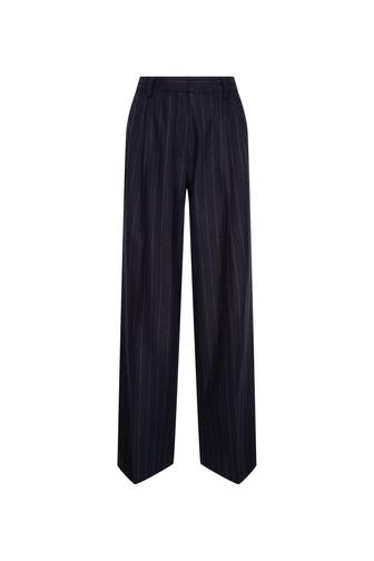 SEIDENSTICKER Business-Hose Flanell Dunkelblau Straight