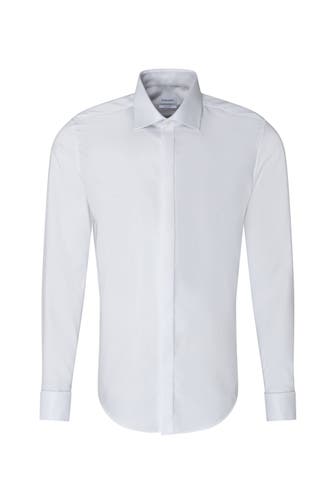 SEIDENSTICKER Business-Hemd Uni Weiß Slim Fit