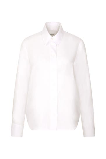 SEIDENSTICKER Business-Bluse Uni Weiß
