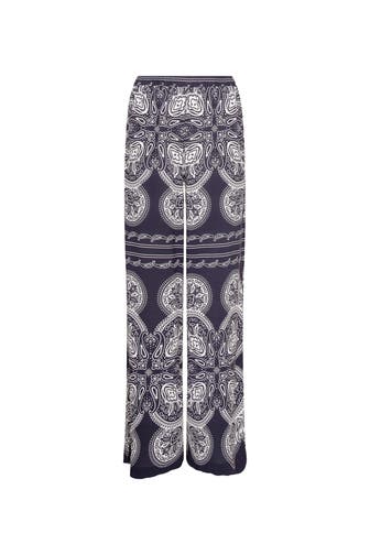 SEIDENSTICKER Business-Hose Tuchprint Dunkelblau Straight