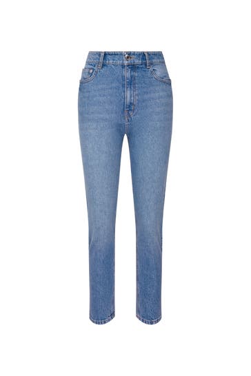 SEIDENSTICKER Jeans Denim Mittelblau Straight