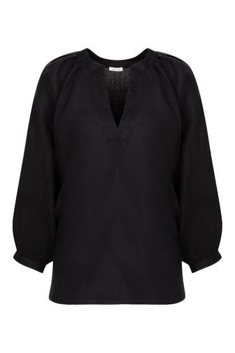 SEIDENSTICKER Business-Bluse Uni Schwarz