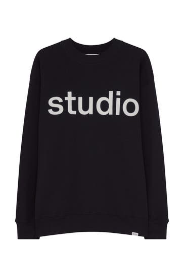 SEIDENSTICKER Sweatshirt Druck Dunkelblau