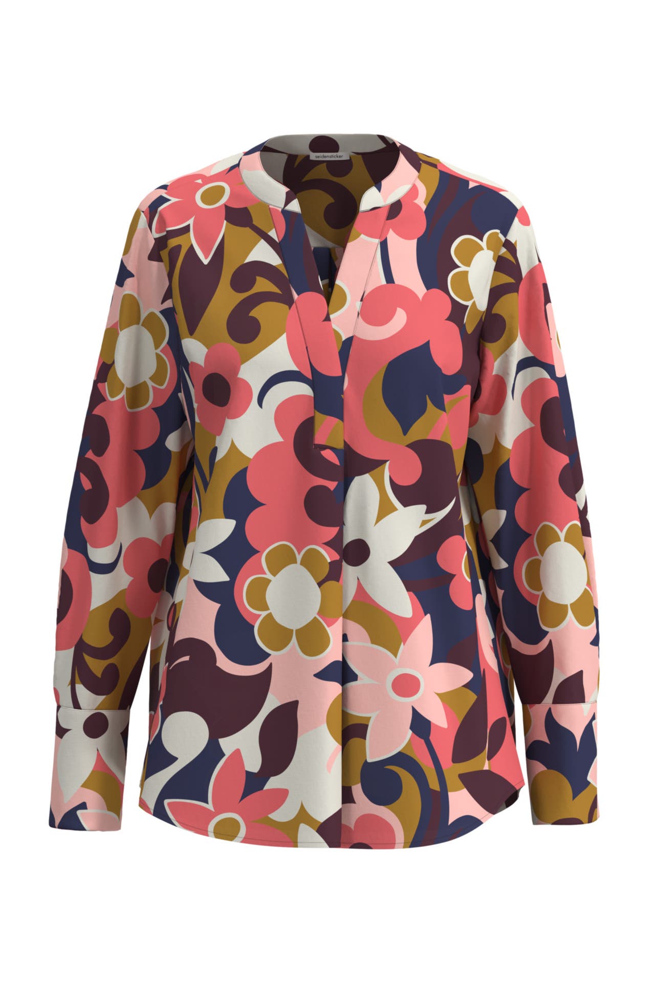 SEIDENSTICKER Business-Bluse Floral Rosa/Pink, Bild 1