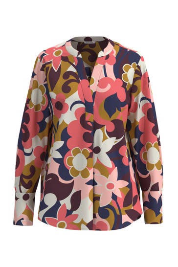 SEIDENSTICKER Business-Bluse Floral Rosa/Pink