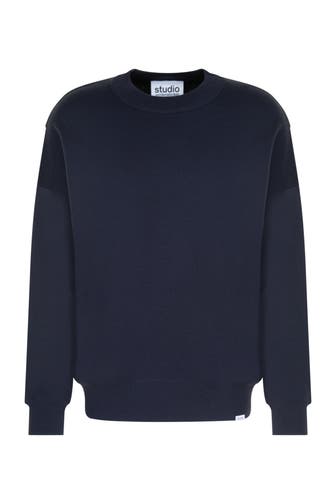 SEIDENSTICKER Pullover Uni Dunkelblau