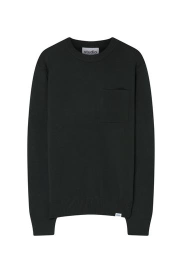 SEIDENSTICKER Pullover Uni Grün