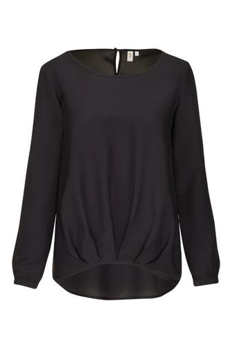SEIDENSTICKER Business-Bluse Uni Schwarz