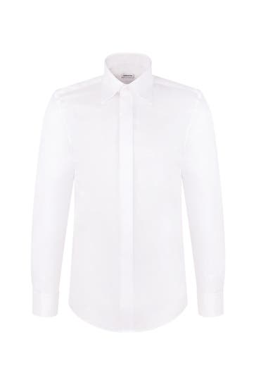 SEIDENSTICKER Business-Hemd Uni Weiß Slim Fit