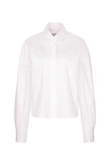 SEIDENSTICKER Business-Bluse Uni Weiß