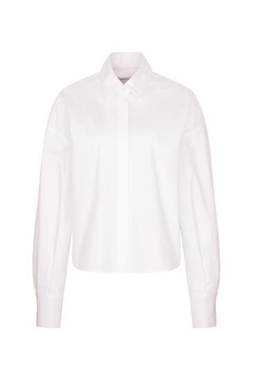 SEIDENSTICKER - Business-Bluse Uni Weiß