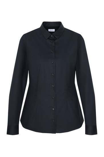 SEIDENSTICKER Business-Bluse Uni Schwarz
