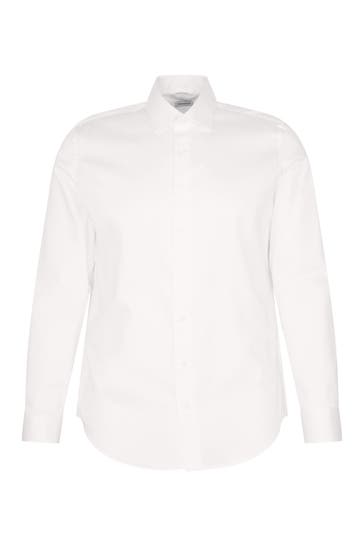 SEIDENSTICKER Business-Hemd Uni Weiß Extra Slim Fit
