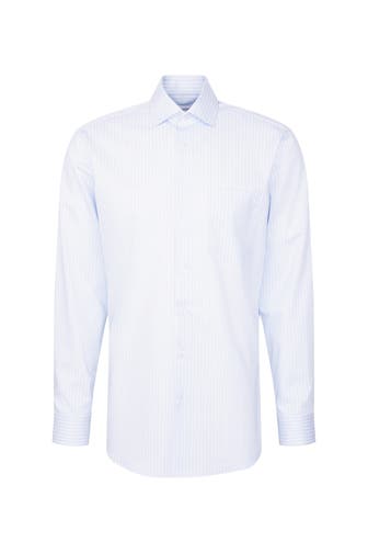 SEIDENSTICKER Business-Hemd Gestreift Hellblau Regular Fit