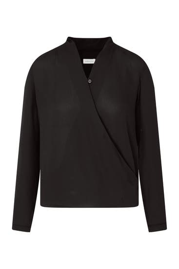 SEIDENSTICKER - Business-Bluse Uni Schwarz