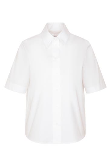 SEIDENSTICKER - Business-Bluse Uni Weiß