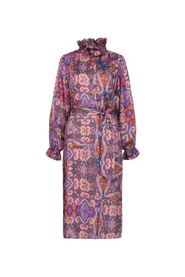 SEIDENSTICKER Casual-Kleid Druck Rosa