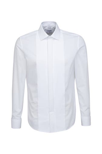 SEIDENSTICKER Business-Hemd Uni Weiß Slim Fit