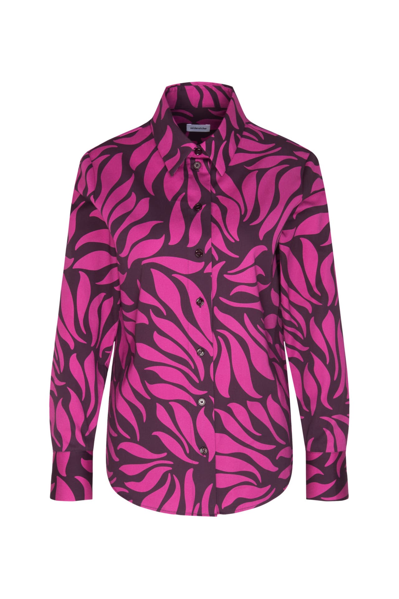 SEIDENSTICKER Business-Bluse Druck Lila, Bild 1