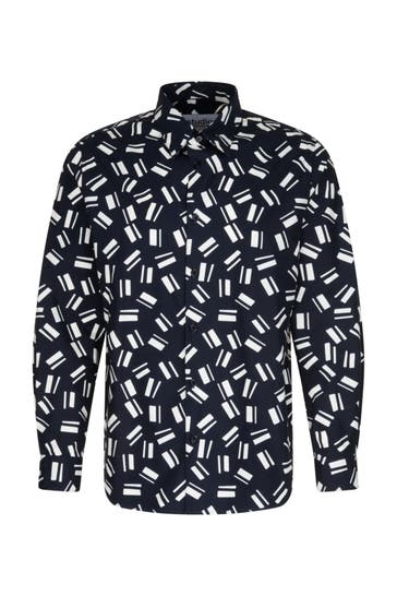 SEIDENSTICKER Casual Hemd Druck