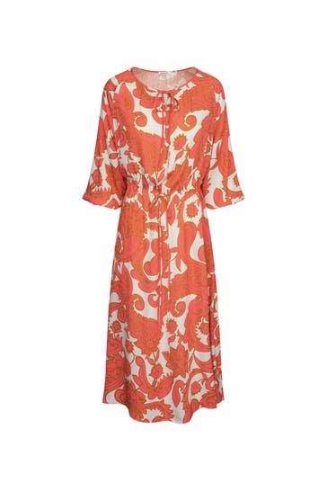 SEIDENSTICKER Casual-Kleid Paisley Rosa/Pink