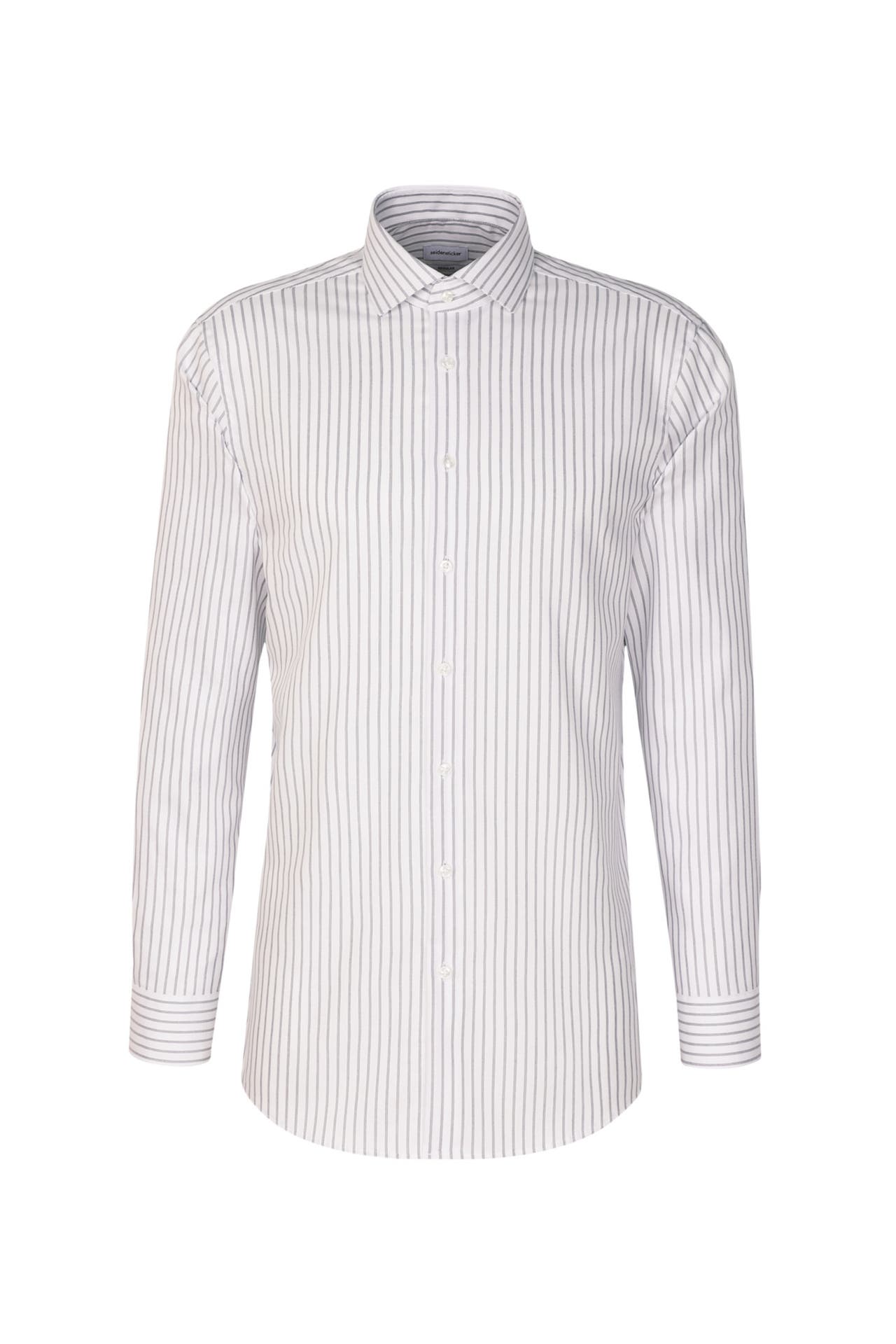 SEIDENSTICKER Business-Hemd Streifen Mittelblau Regular Fit, Bild 1