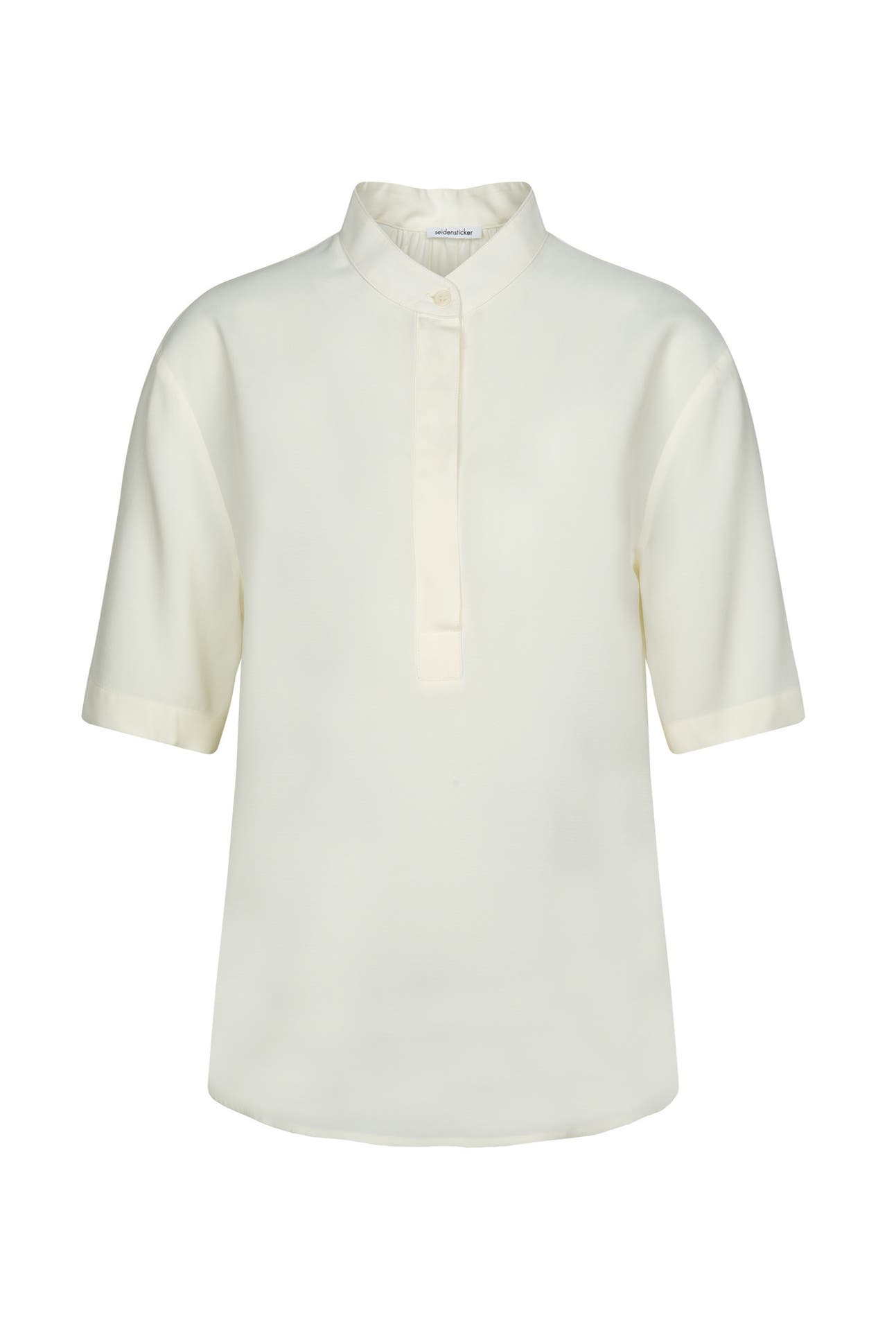 SEIDENSTICKER Business-Bluse Uni Ecru, Bild 1