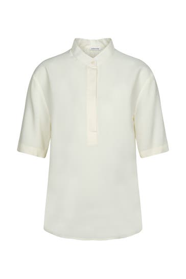 SEIDENSTICKER Business-Bluse Uni Ecru