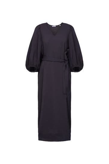 SEIDENSTICKER Casual-Kleid Uni Grau