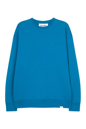 SEIDENSTICKER - Sweatshirt Uni Türkis/Petrol