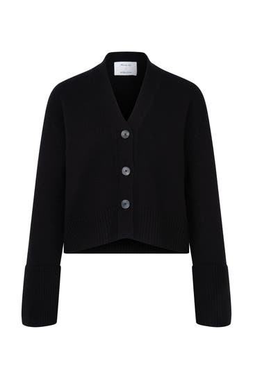 SEIDENSTICKER Strickjacke Uni Schwarz