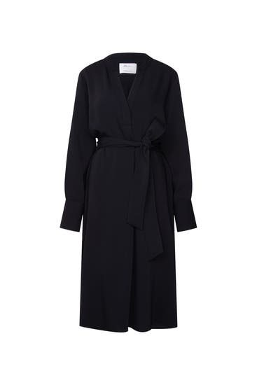 SEIDENSTICKER - Casual-Kleid Uni Schwarz