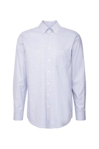 SEIDENSTICKER Business-Hemd Karo Mittelblau Regular Fit