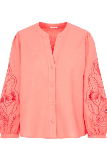 SEIDENSTICKER Business-Bluse Uni Rosa/Pink
