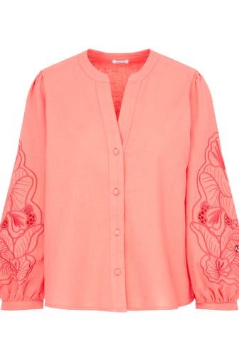 SEIDENSTICKER Business-Bluse Uni Rosa/Pink