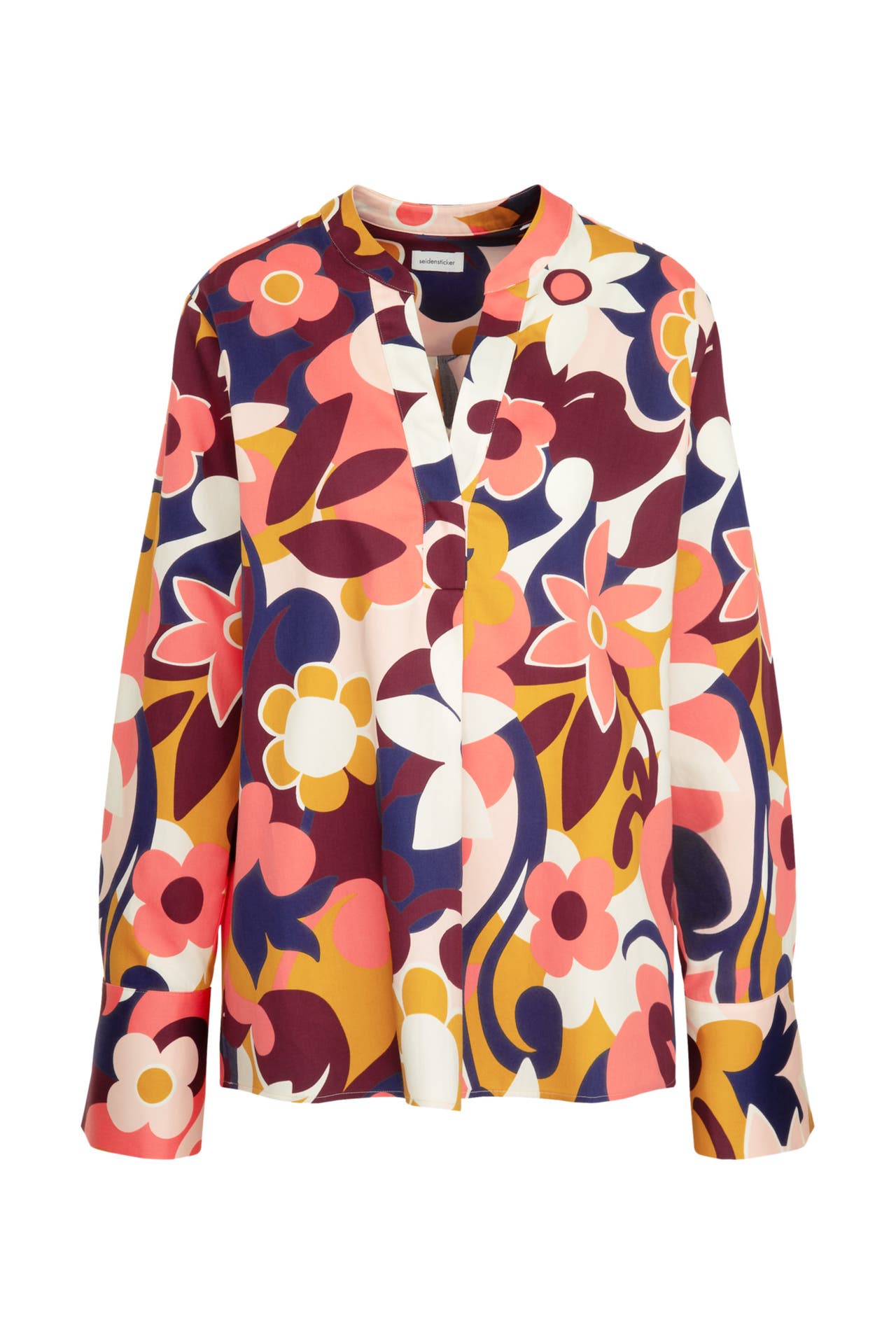 SEIDENSTICKER Business-Bluse Floral Rosa/Pink, Bild 1