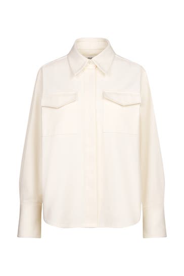 SEIDENSTICKER Business-Bluse Uni Ecru