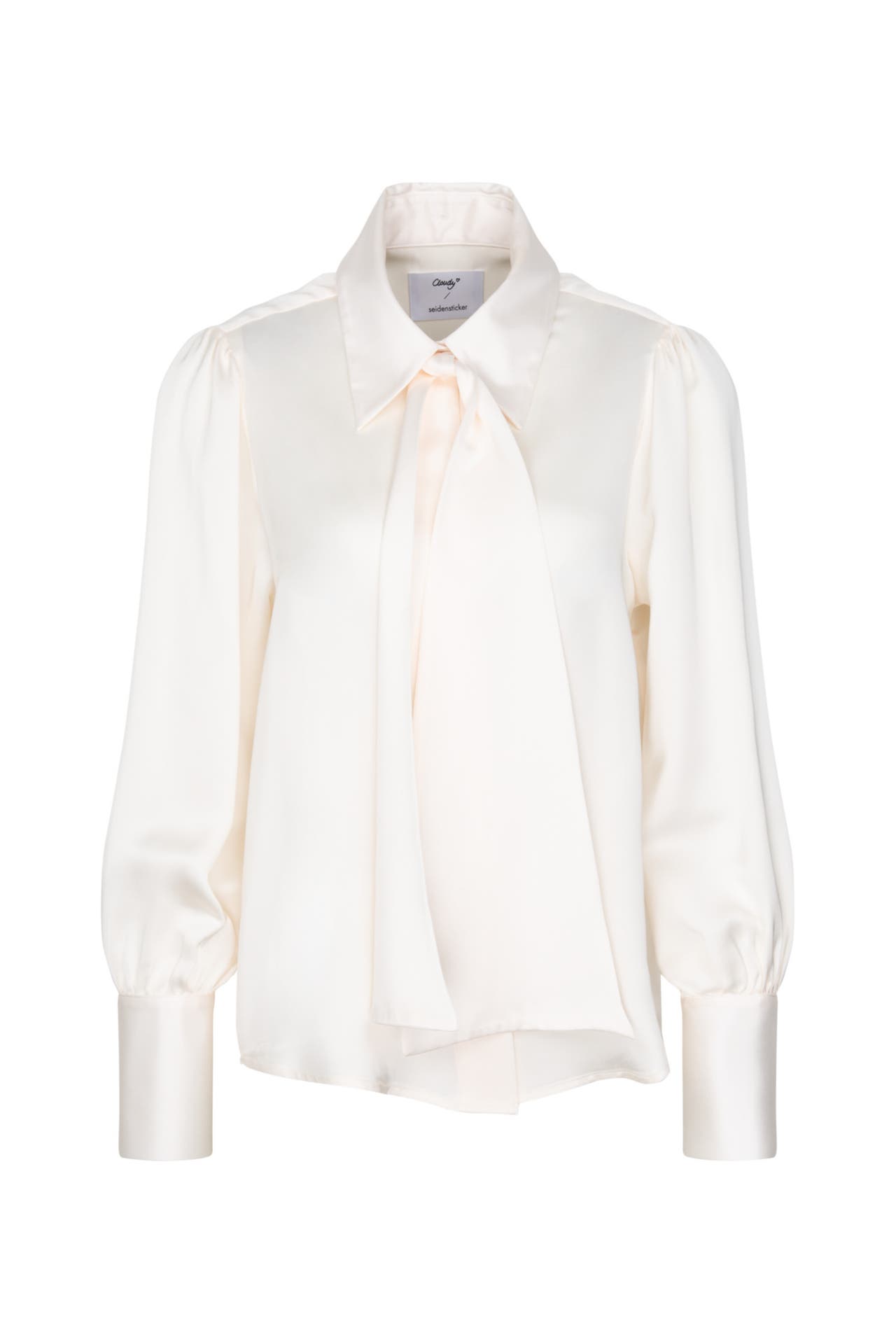 SEIDENSTICKER Business-Bluse Uni Ecru, Bild 1