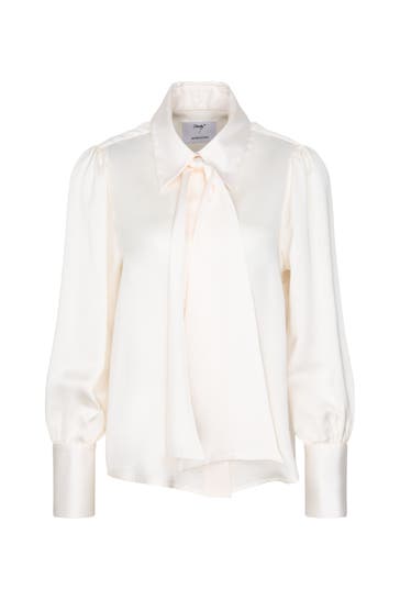 SEIDENSTICKER Business-Bluse Uni Ecru